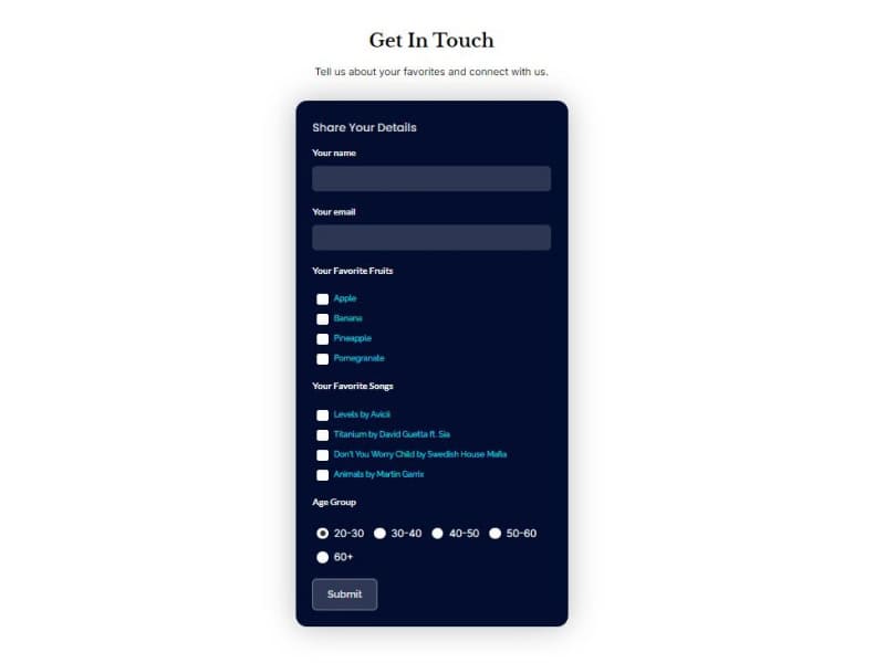 Contact Form 7 as an Advanced Form